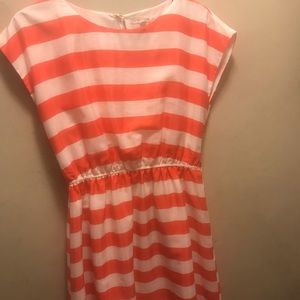 Alythea Orange and White Striped Dress.